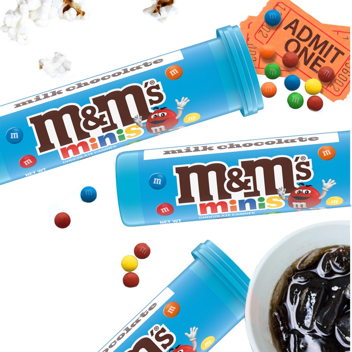 24-count M&M's Minis candy box front