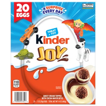 Kinder Joy treat and toy eggs 20-count pack