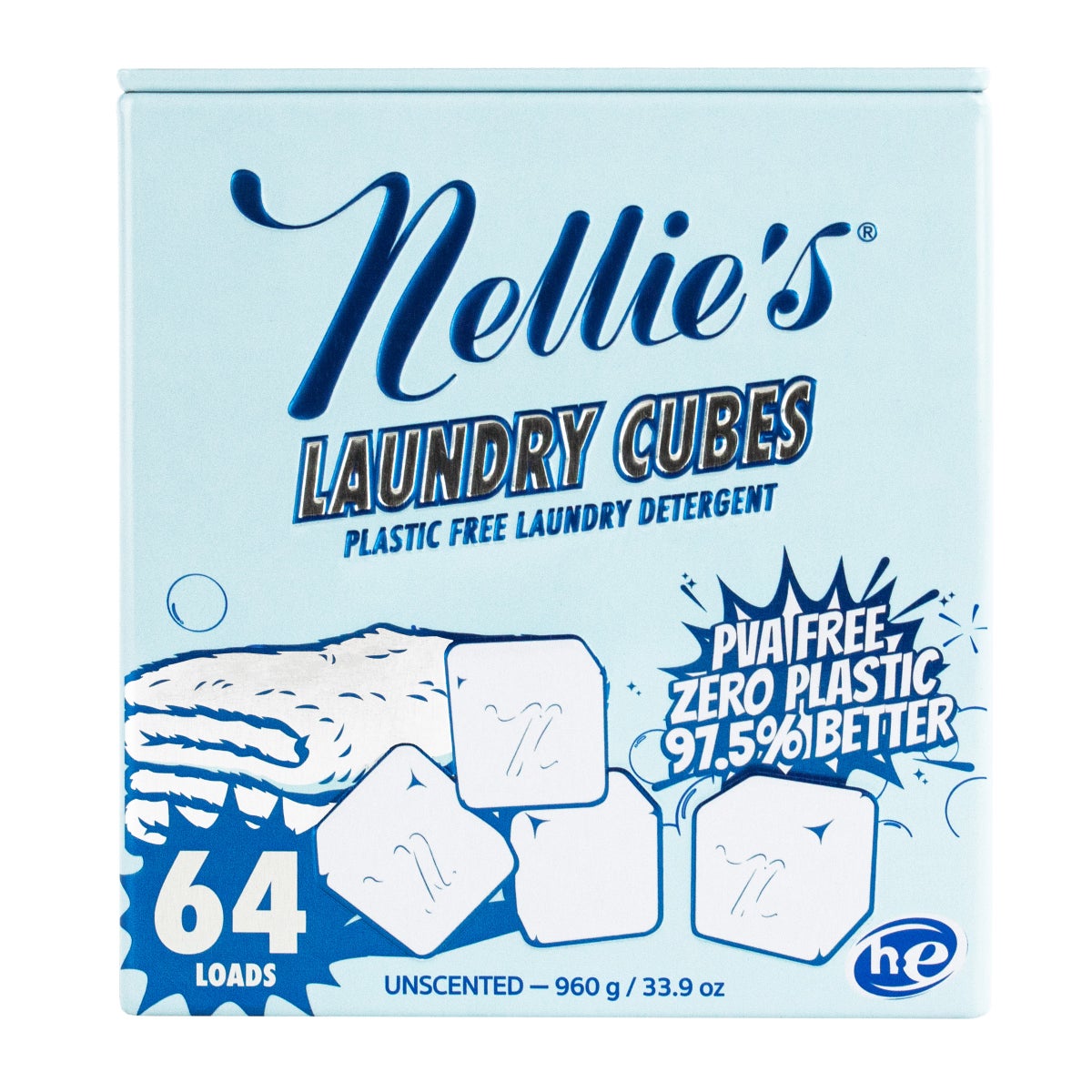 Nellie's laundry cubes for 128 loads