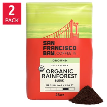 San Francisco Bay Coffee Organic Rainforest Blend ground coffee 2-pack