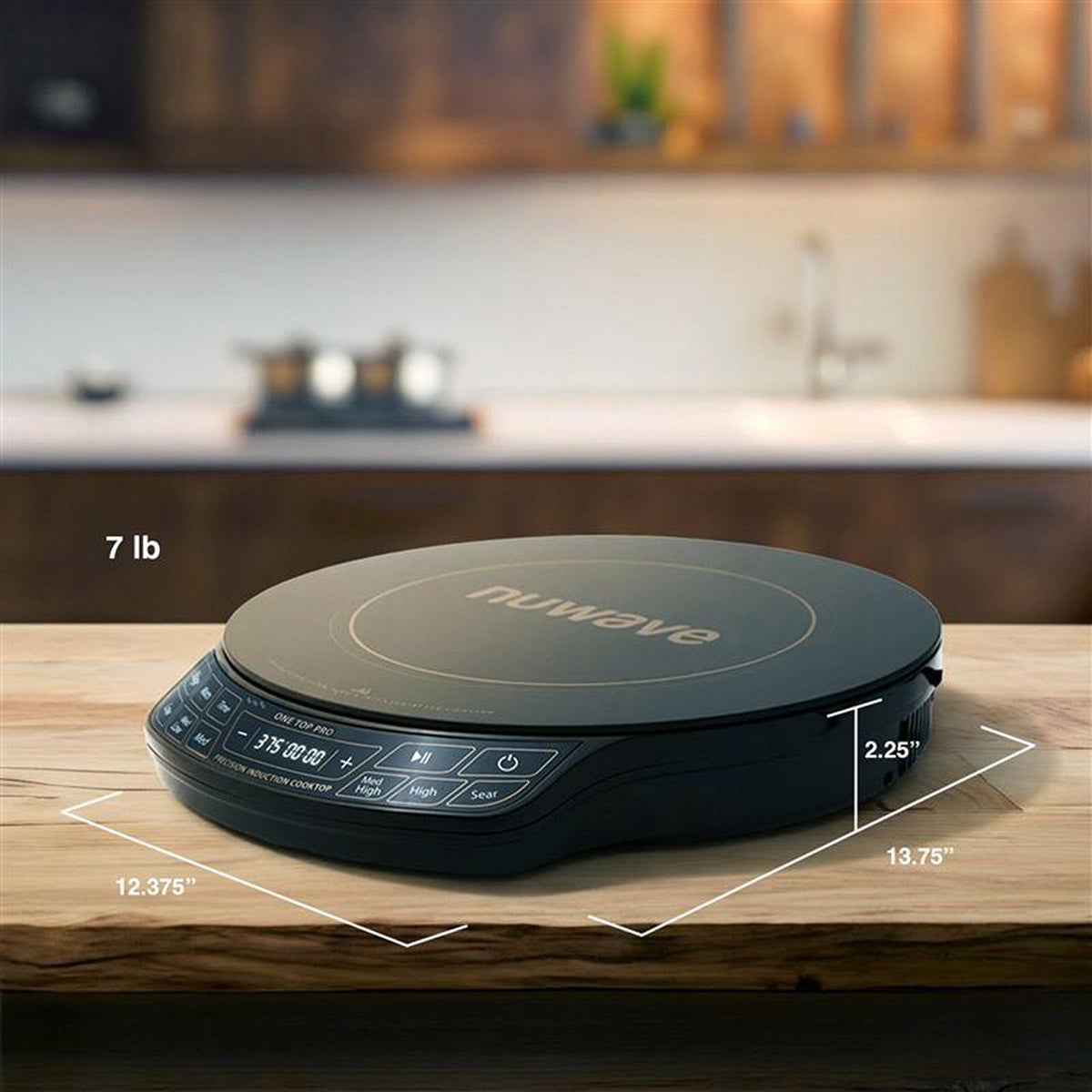 NuWave cooktop digital touch control panel