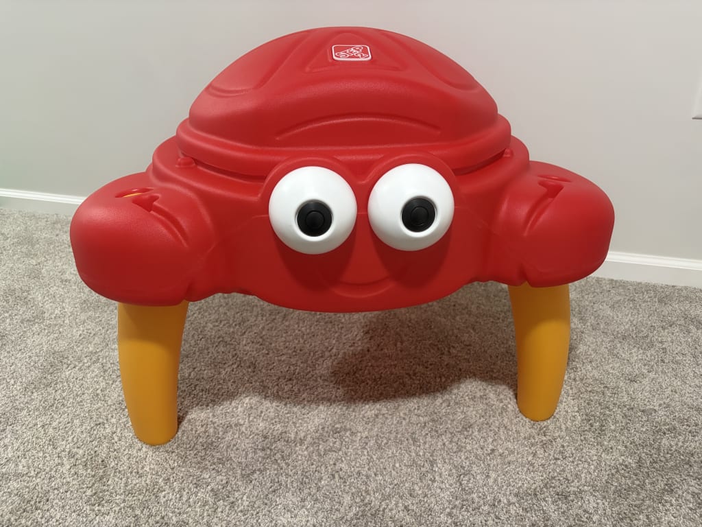 Toddler-friendly sand and sensory table