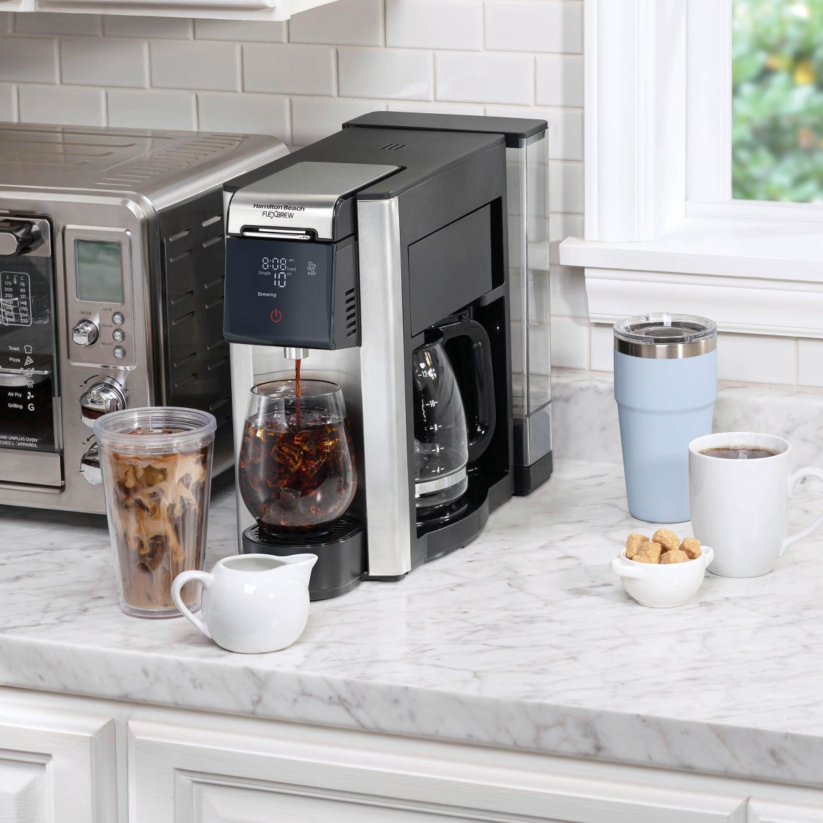 Hamilton Beach FlexBrew control panel detail