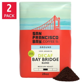 San Francisco Bay Coffee decaf Bay Bridge Blend ground coffee 2-pack
