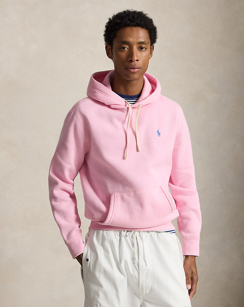 Polo Ralph Lauren RL Fleece Hoodie casual layered outfit