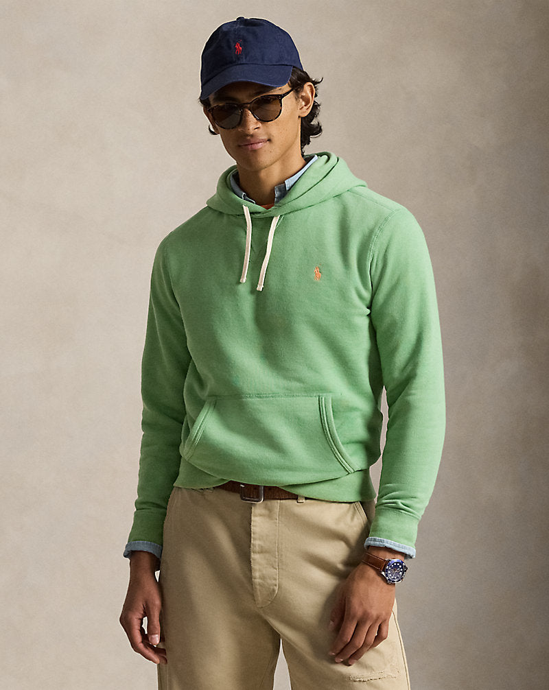Polo Ralph Lauren RL Fleece Hoodie drawstring hood detail