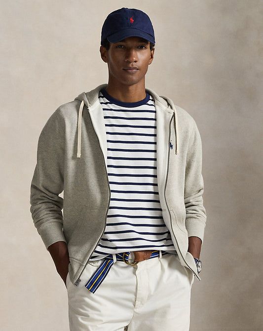 Polo Ralph Lauren fleece full-zip hoodie front view