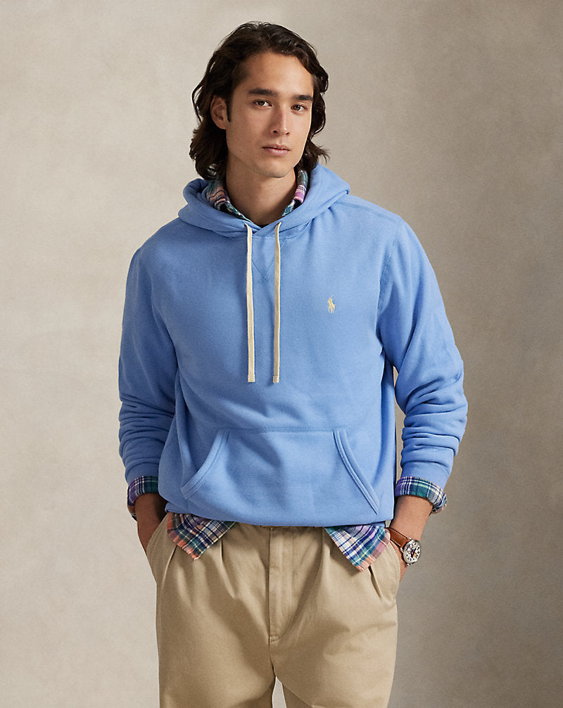 Polo Ralph Lauren RL Fleece Hoodie ribbed hem