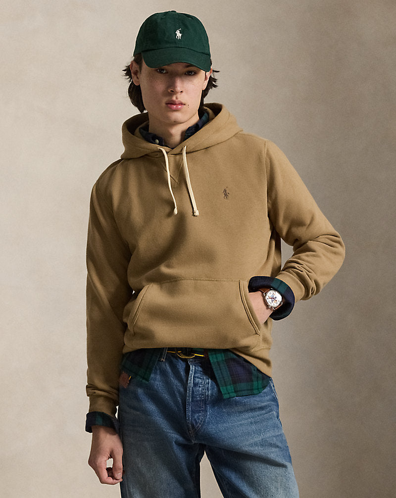 Polo Ralph Lauren RL Fleece Hoodie front pocket detail