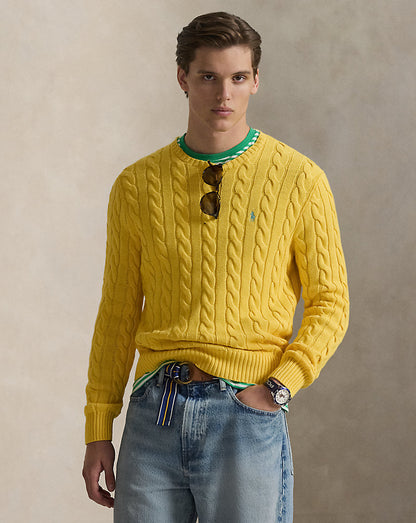 Premium cotton knit sweater for men