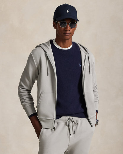 Polo Ralph Lauren hoodie close-up of zipper