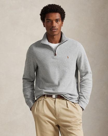 Polo Ralph Lauren quarter-zip zipper logo detail