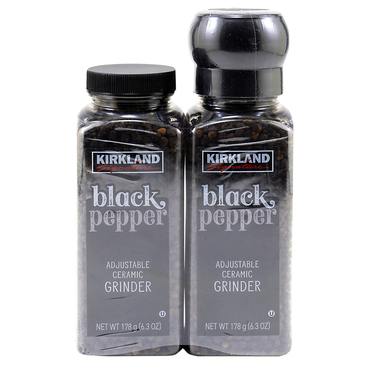 Kirkland Signature black pepper grinder 2-count