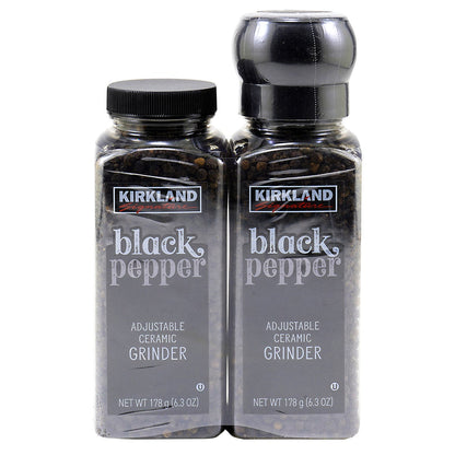 Kirkland Signature black pepper grinder 2-count