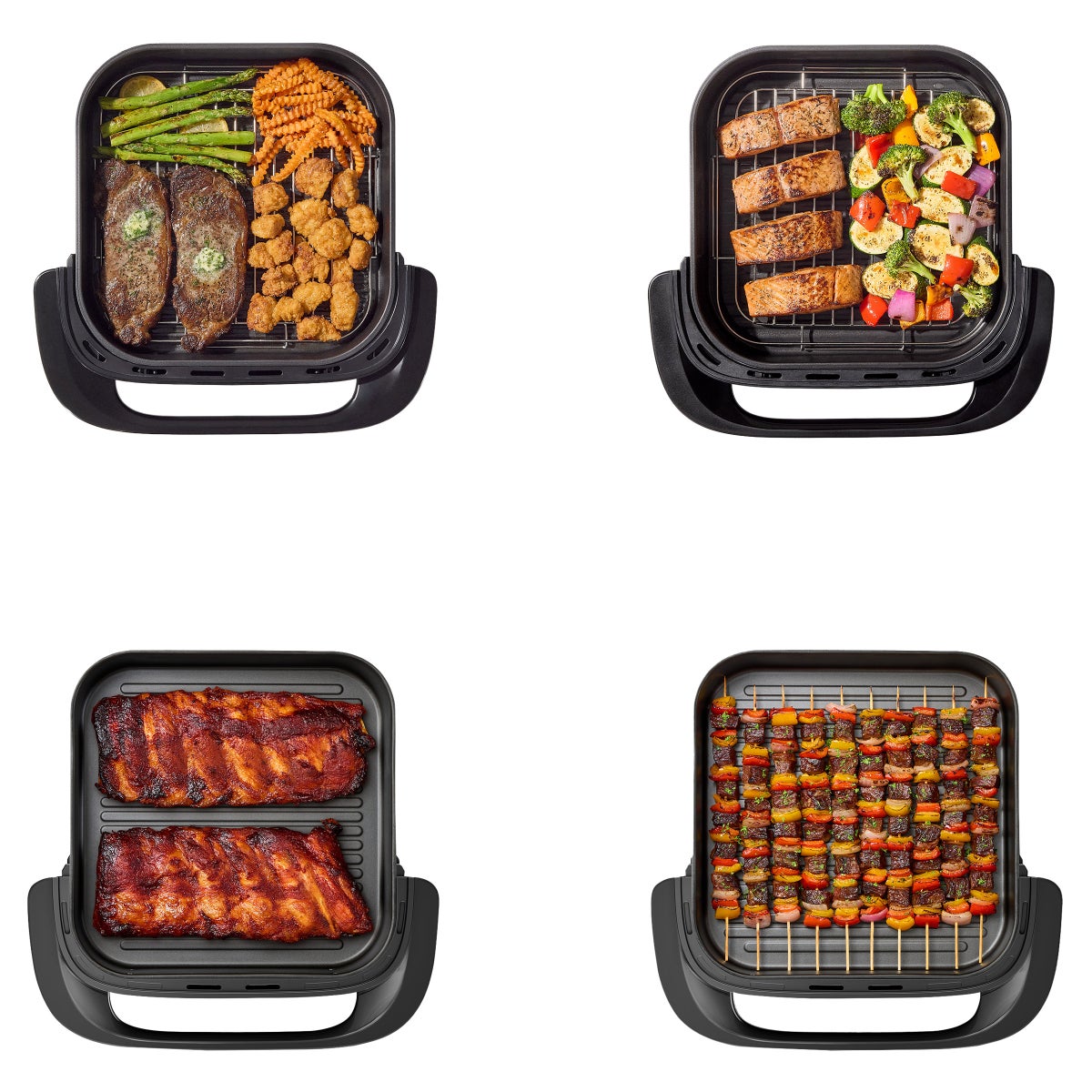 Black T-fal air fryer for family meals