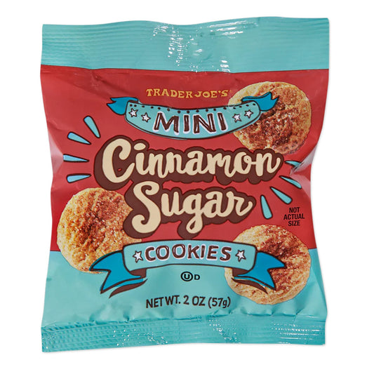 Trader Joe's Mini Cinnamon Sugar Cookies package
