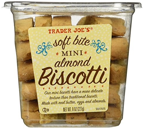 Trader Joe's Soft Bite Mini Almond Biscotti package