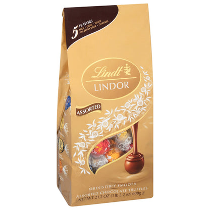 Lindt Lindor assorted chocolate truffles 21.2 oz bag