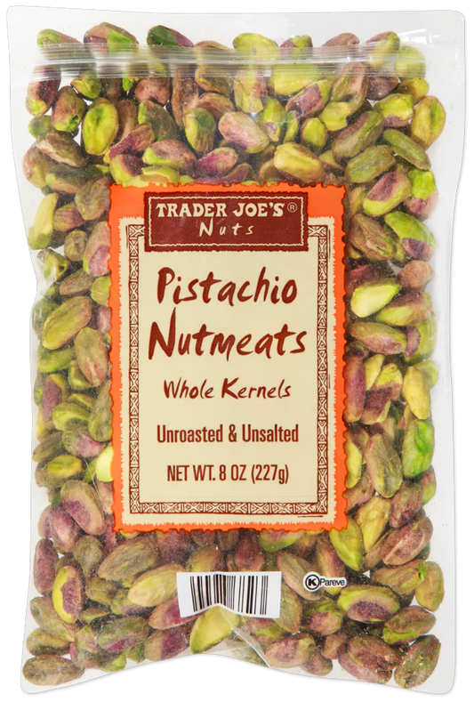 Trader Joe's — Pistachio Nutmeats Unroasted & Unsalted