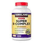 Kirkland Signature Super B-Complex with Electrolytes tablets bottle
